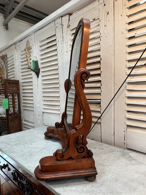 Victorian cheval mirror