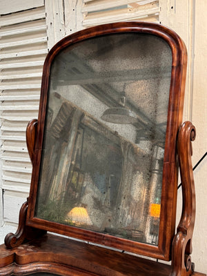 Victorian cheval mirror