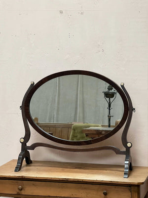 Mahogany dressing mirror
