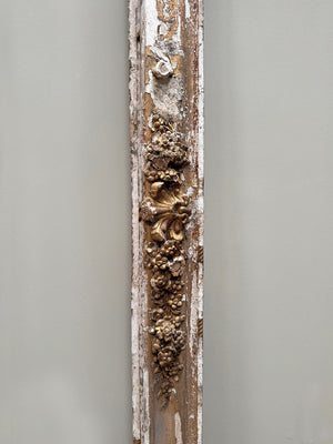 Heavily distressed mirror frame