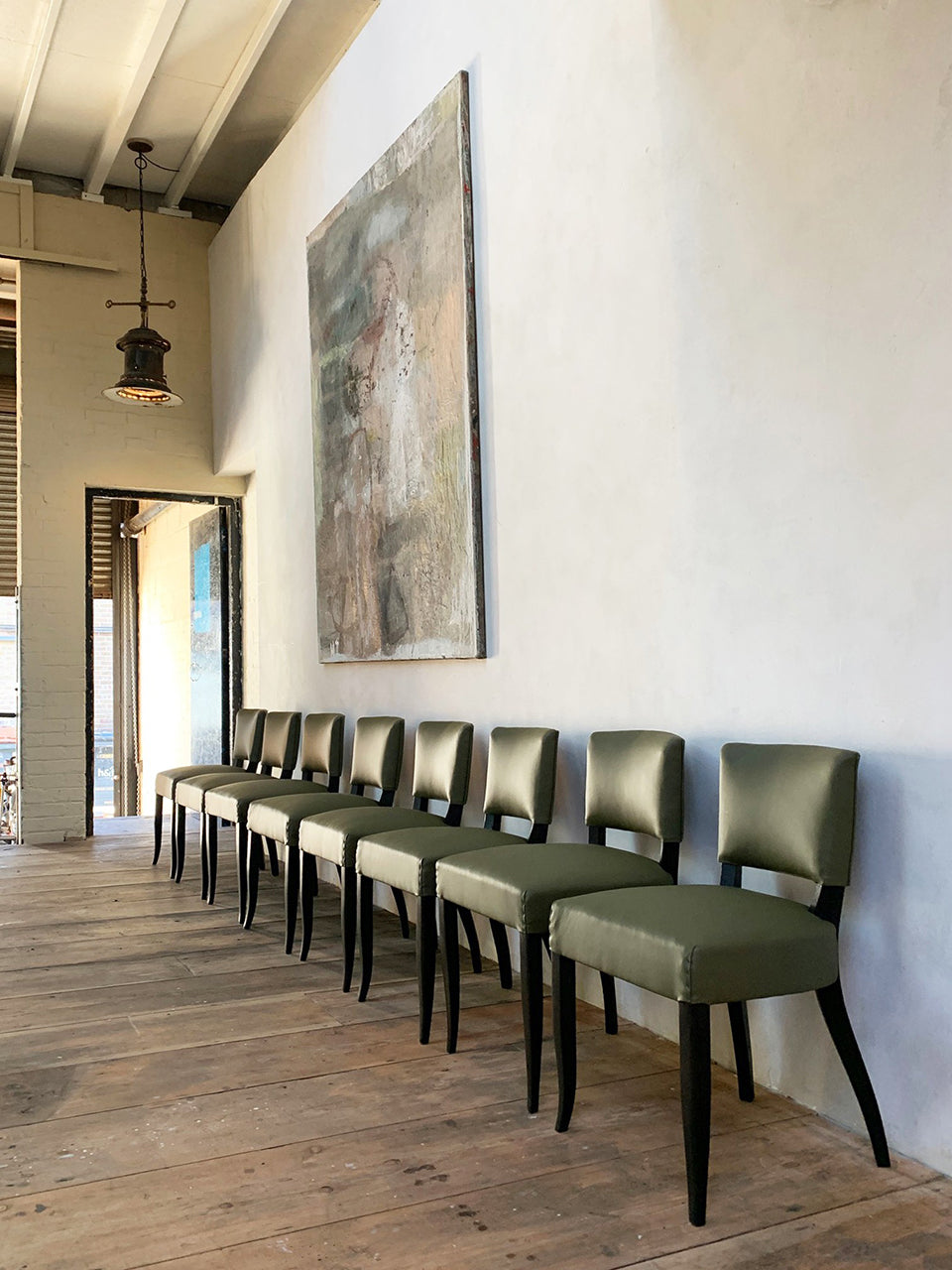 Armless bridge dining chairs style 2