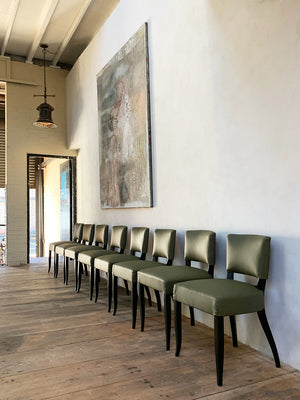 Armless bridge dining chairs style 2