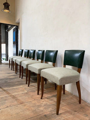 Armless bridge dining chairs style 3
