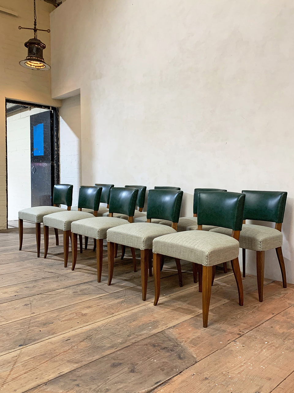 Armless bridge dining chairs style 3