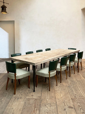 Armless bridge dining chairs style 3