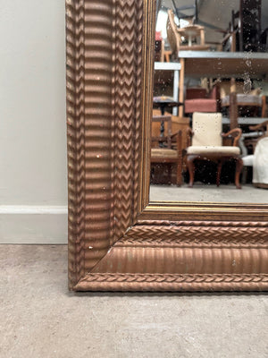Reeded frame mirror