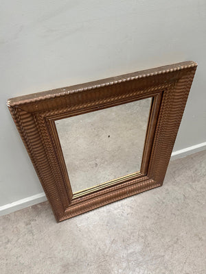 Reeded frame mirror