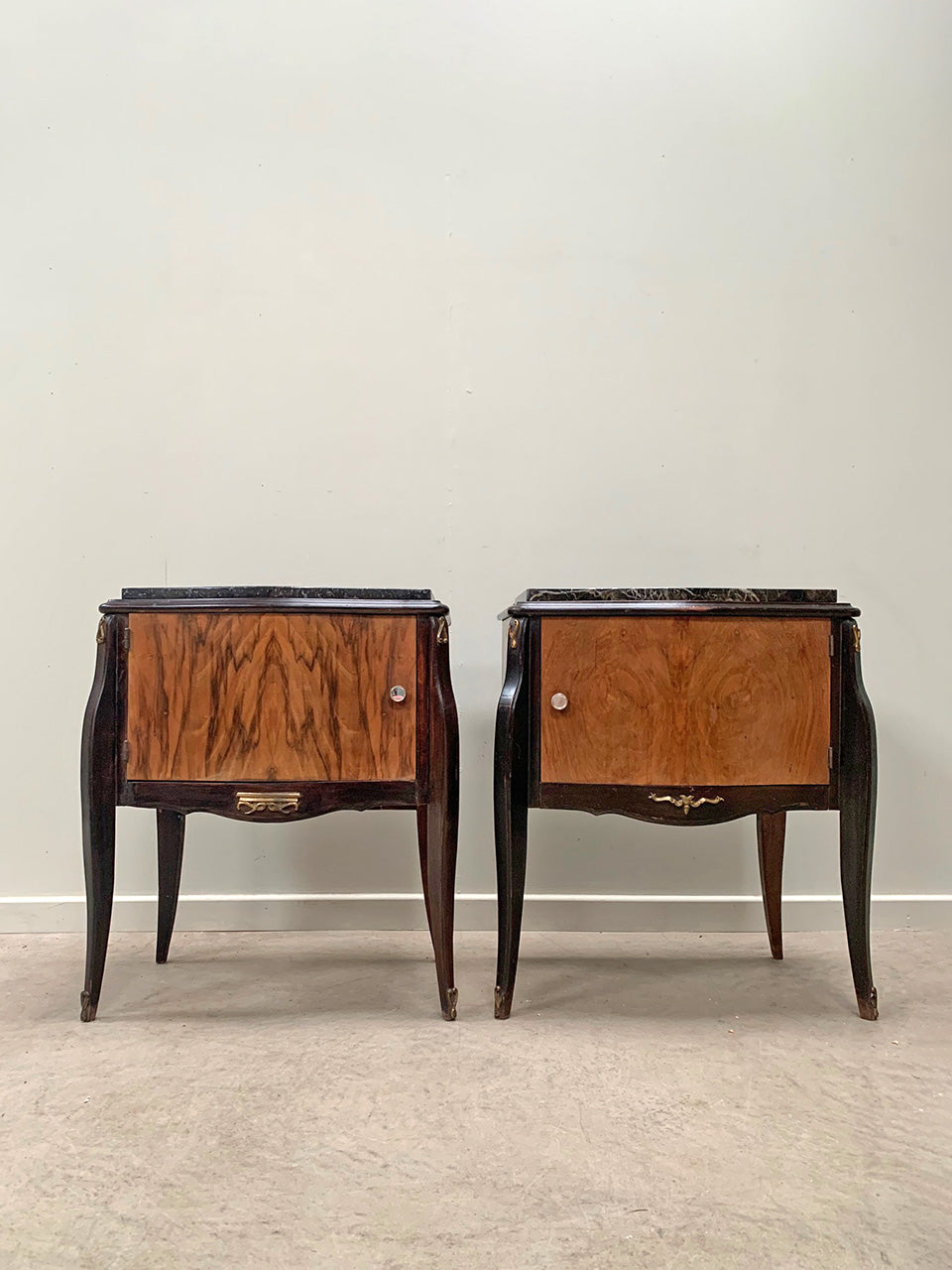 Near pair of 1940's bedsides