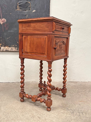 Large barley twist side table