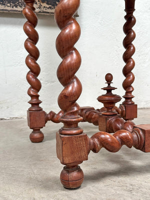Large barley twist side table
