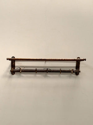 Brass luggage rack