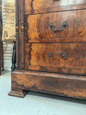 Marble top chest of drawers