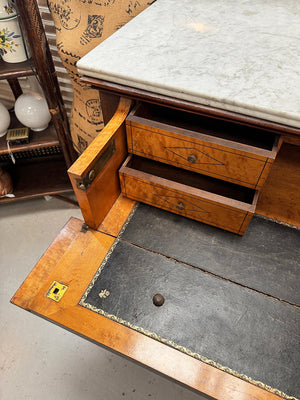 Marble top chest of drawers