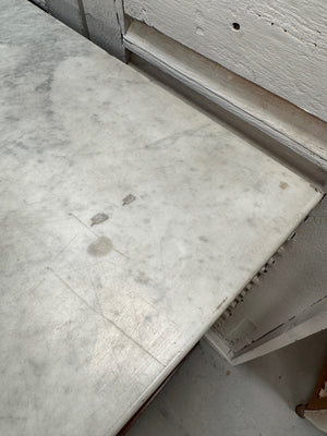 Marble top chest of drawers