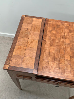 Parquetry dressing table
