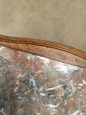 Walnut veneered single chevet