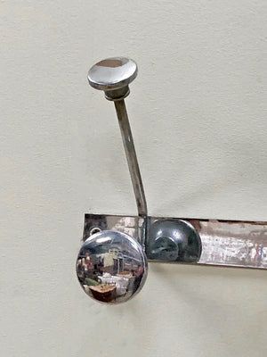 Chrome wall hooks