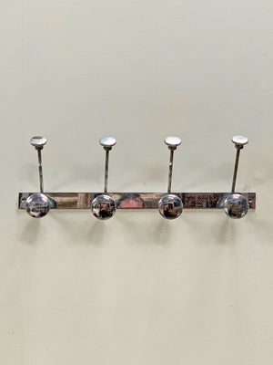 Chrome wall hooks