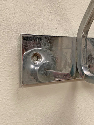 Chrome wall hooks