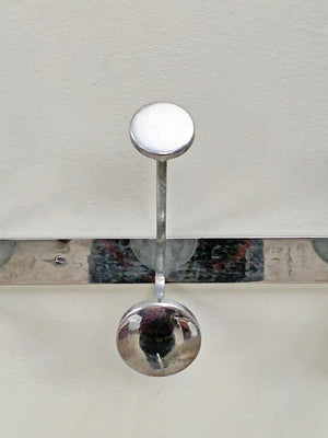 Chrome wall hooks