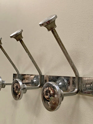 Chrome wall hooks