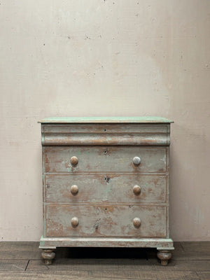 Dry scraped Victorian chest of drawers