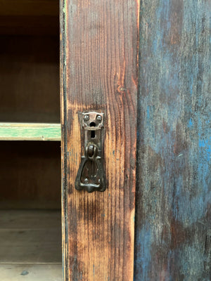 Dry scraped cupboard