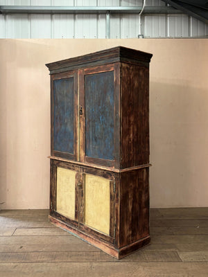 Dry scraped cupboard