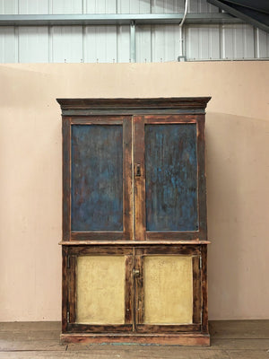 Dry scraped cupboard