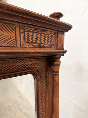 Faux bamboo apprentice piece cupboard