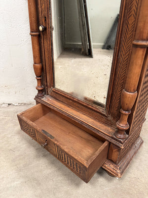 Faux bamboo apprentice piece cupboard