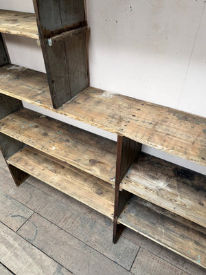 Large freestanding shelves