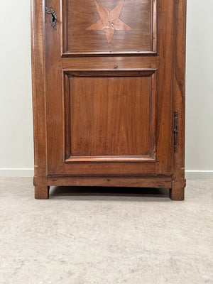 Large fruitwood cupboard