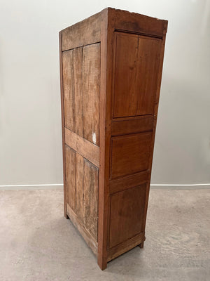 Large fruitwood cupboard