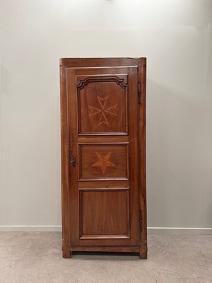 Large fruitwood cupboard