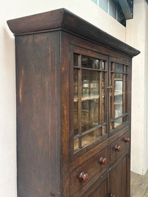 Georgian oak cupboard