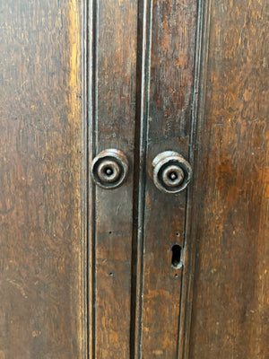 Georgian oak cupboard