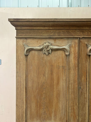 Oak housekeepers' cupboard