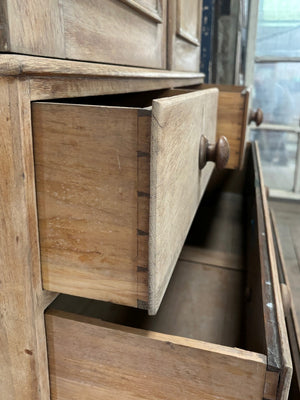 Oak housekeepers' cupboard