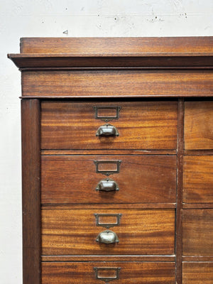 Mahogany drawers