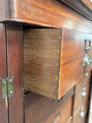 Mahogany drawers
