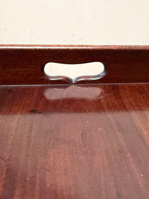 Mahogany cabinet with drawer