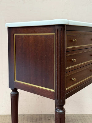 Pair of mahogany drawers