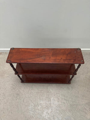Mahogany shelves