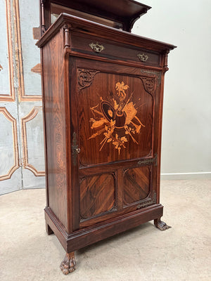 Slim rosewood cabinet