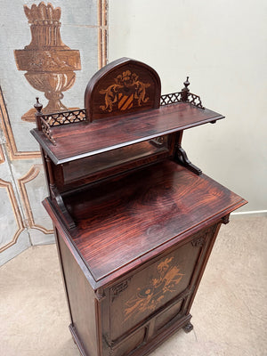 Slim rosewood cabinet