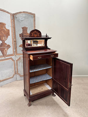 Slim rosewood cabinet