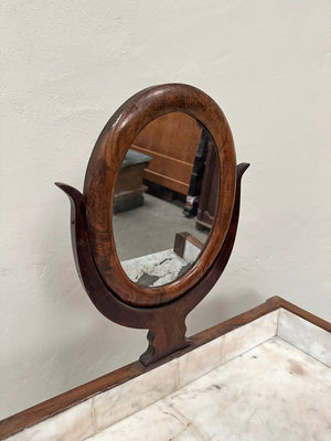 Small washstand with mirror