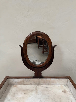 Small washstand with mirror