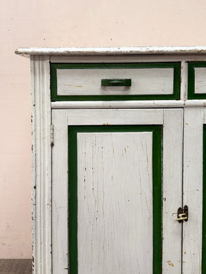 Painted oak cupboard